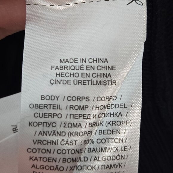 Lauren Ralph Lauren Women's Size XXL Cowl Neck Button Detail Navy Sweater - Picture 5 of 10